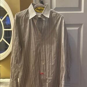 Dolce gabanna Men's Striped Gray Shirt